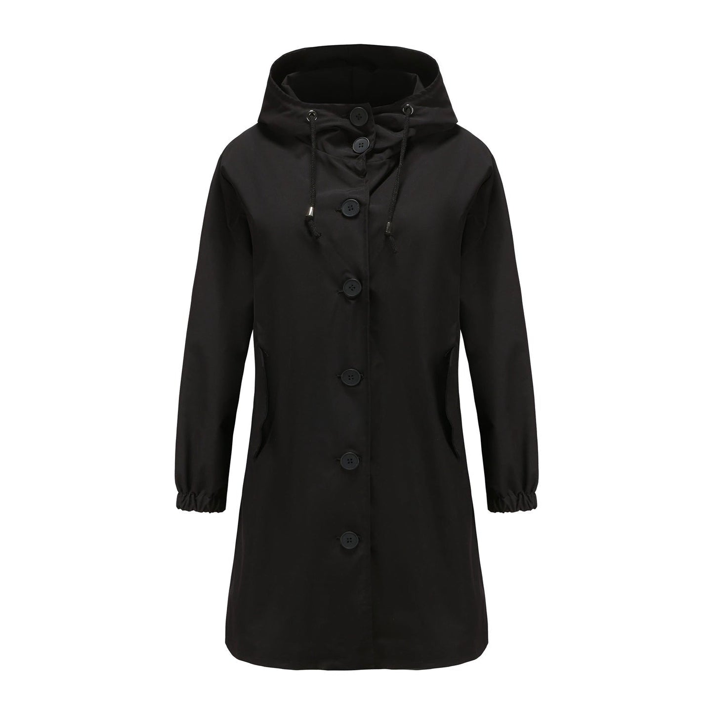 Dames Waterdichte Regenjas met Capuchon