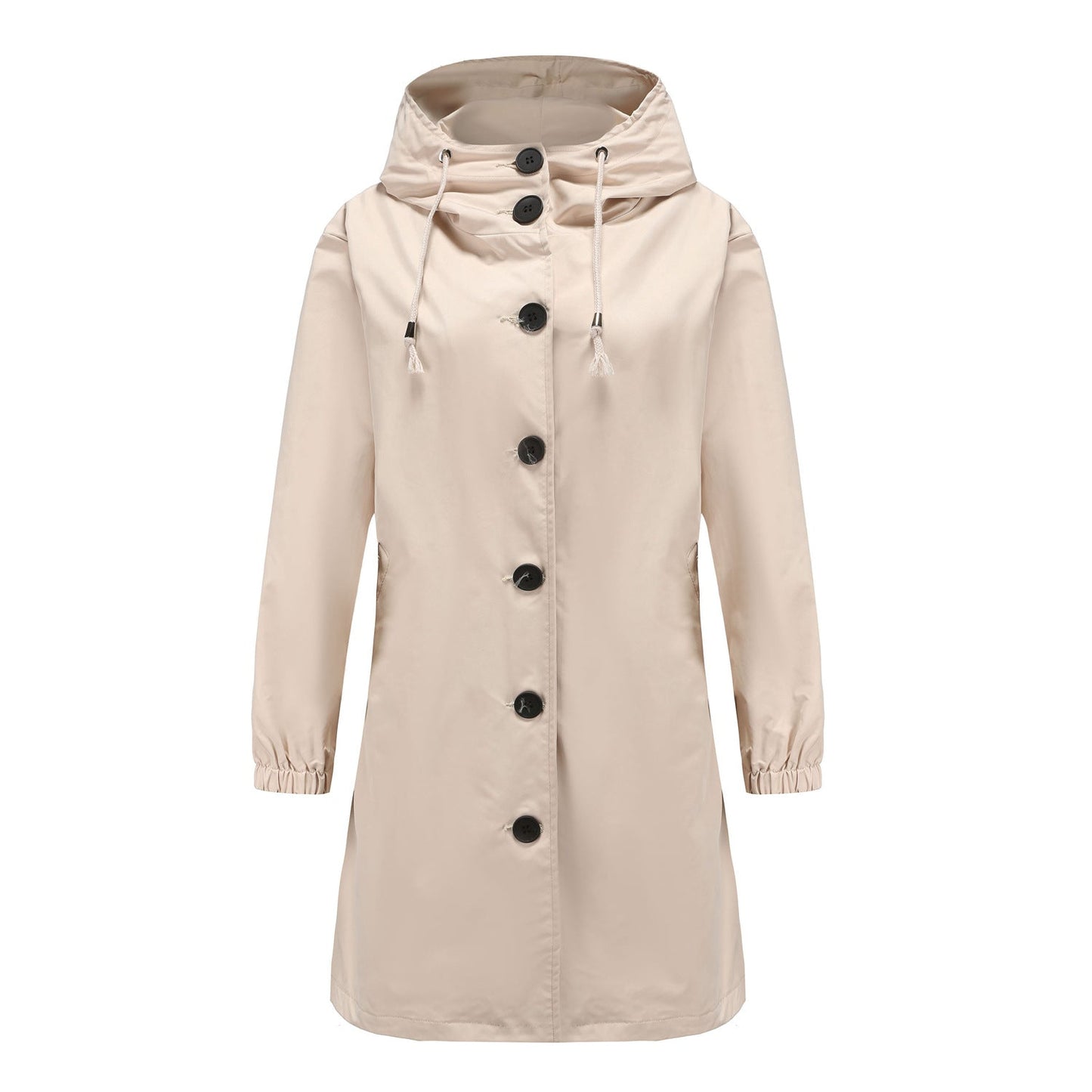 Dames Waterdichte Regenjas met Capuchon