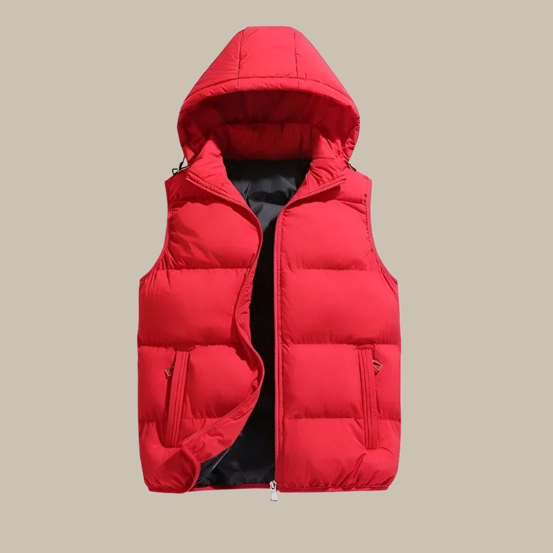 Modieuze Heren Bodywarmer met Capuchon – Comfortabel & Praktisch