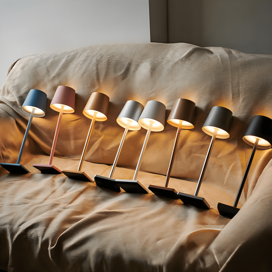 Nordia Light – Draadloze Oplaadbare LED Tafellamp met Touch Dimfunctie