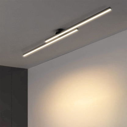 Moderne Aluminium LED Plafondlamp – Minimalistisch Semi-Flush Design voor Woonkamer of Hal