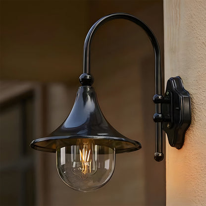 IP54 Vintage Zwarte Buitenwandlamp – Klassiek Lantaarnontwerp voor Buiten