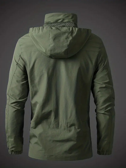 Water- en Winddichte Heren Outdoor Jas – Ademend & Lichtgewicht