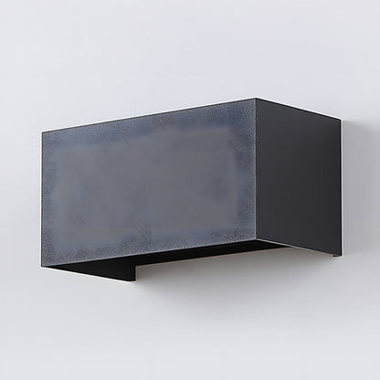 LED Rectangle Black Outdoor Wall Lamp IP65