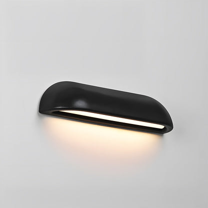 Nordische einfache schwarze LED-Außenwandleuchte