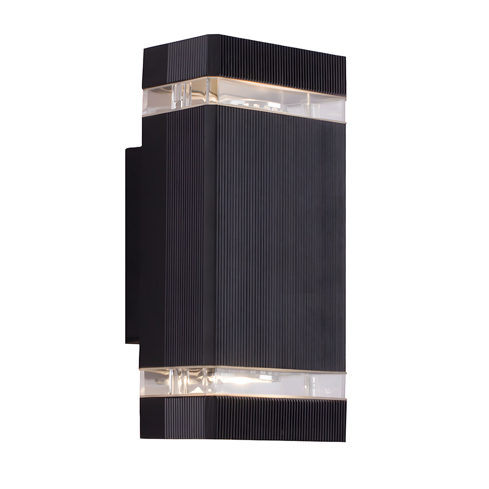 Modern IP65 Black Up Down Outdoor Wall Light