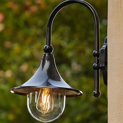 IP54 Vintage Zwarte Buitenwandlamp – Klassiek Lantaarnontwerp voor Buiten