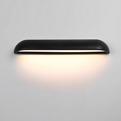 Nordische einfache schwarze LED-Außenwandleuchte