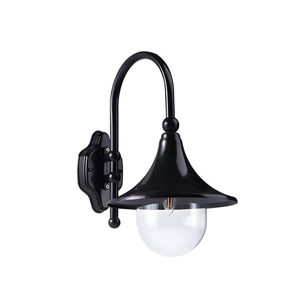 IP54 Vintage Zwarte Buitenwandlamp – Klassiek Lantaarnontwerp voor Buiten