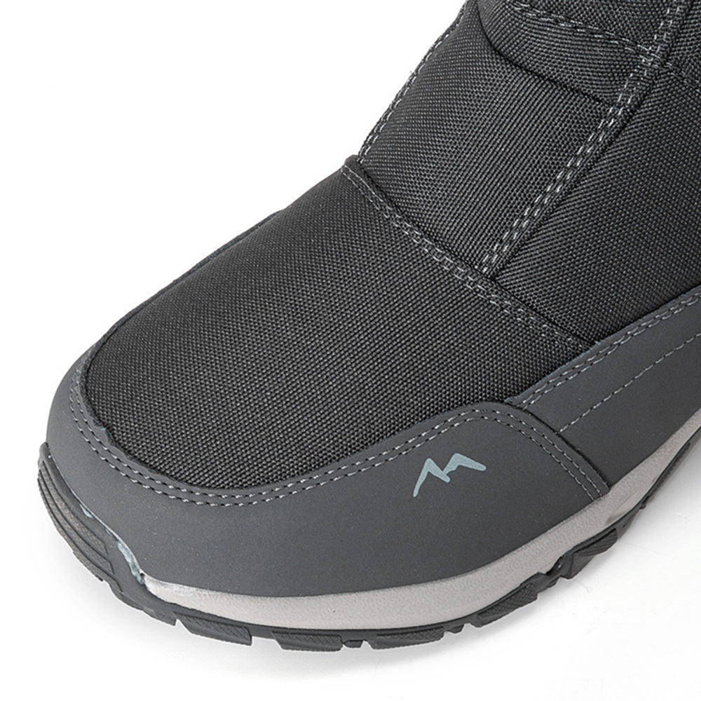 Dames Winter Laarzen met Zijrits - Waterdichte, Antislip, Duurzame Sneeuwlaarzen met Warme Voering