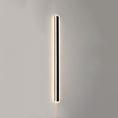 IP65 Moderne Minimalistische Buitenlamp – Zwarte LED Wandlamp in Acryl voor Tuin, Gevel of Padverlichting