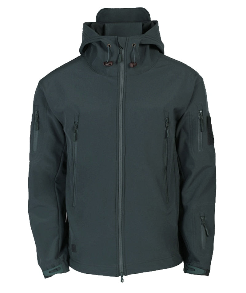 Wasserdichte Herren Outdoor Jacke – Winddicht & Funktionell mit Antidiebstahltaschen