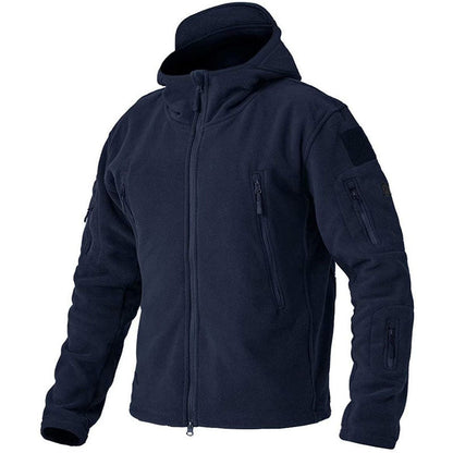 Winddichte Outdoor Fleecejas voor Heren met Anti-Diefstalzakken