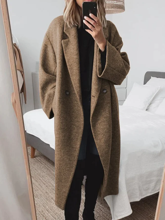 Lange Klassieke Winterjas voor Dames | Perfect voor Herfst en Winter