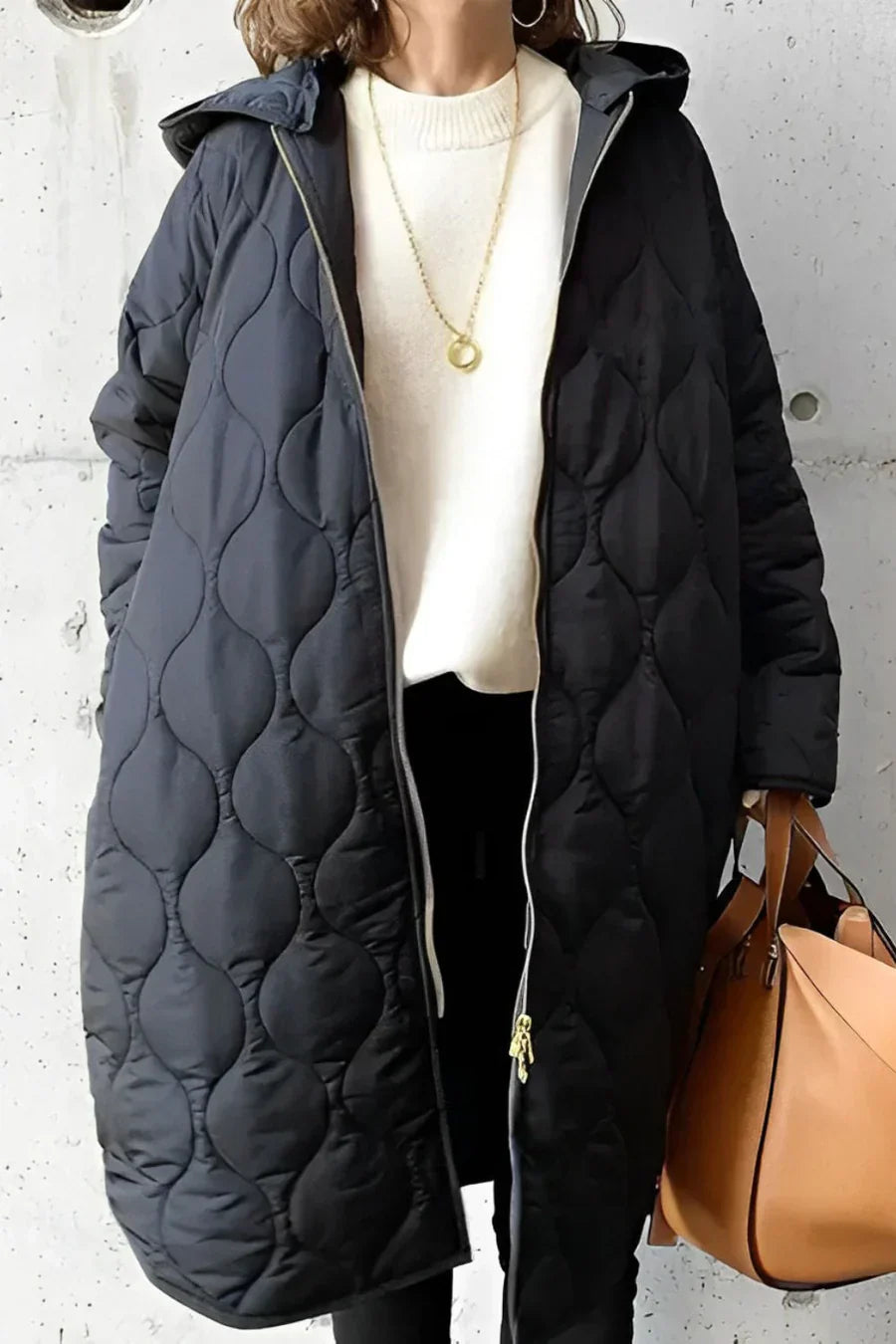 Dames Parka met Capuchon en Print