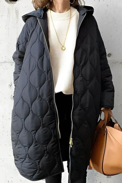 Dames Parka met Capuchon en Print