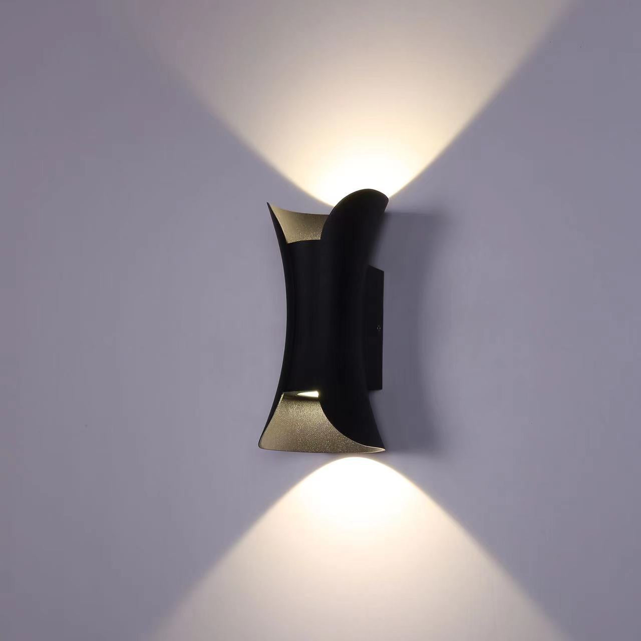 Waterdichte Buiten LED Wandlamp – IP65 Aluminium & Glas – Moderne Gevelverlichting voor Tuin & Gang