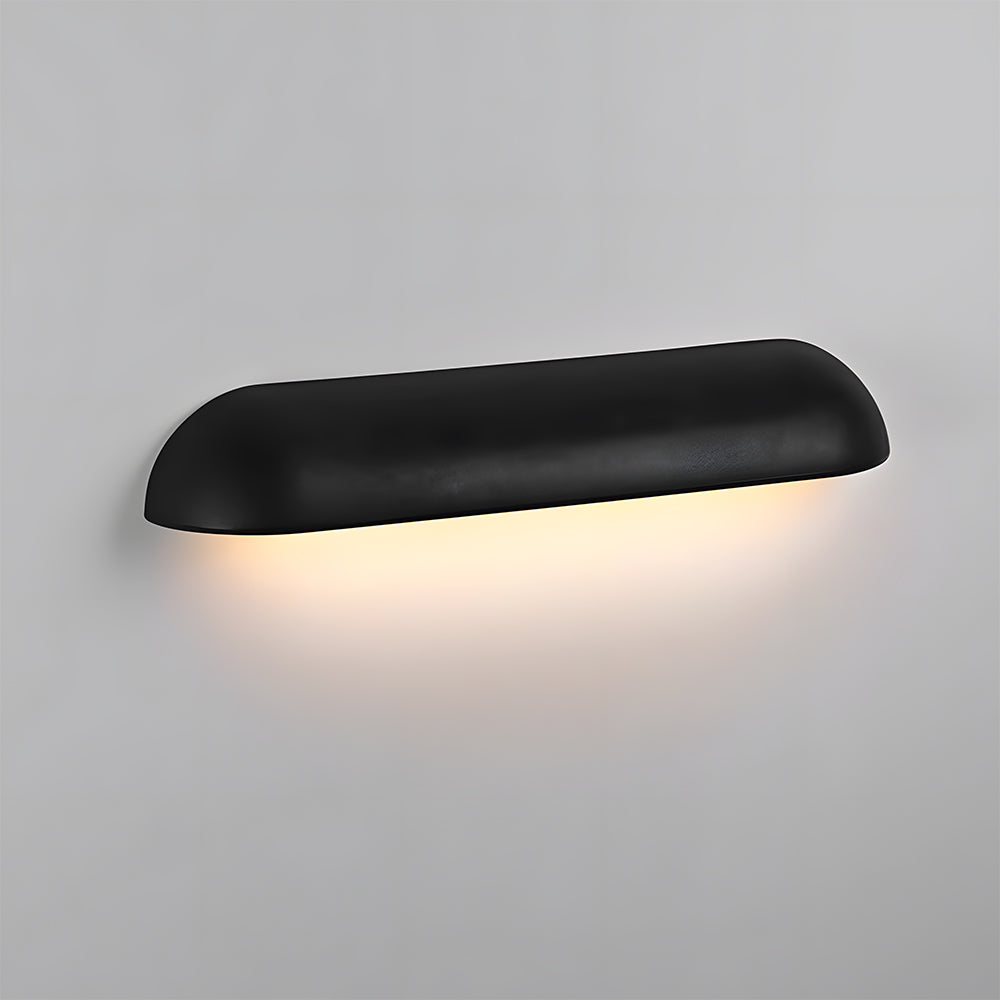 Nordische einfache schwarze LED-Außenwandleuchte