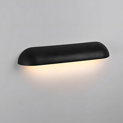 Nordische einfache schwarze LED-Außenwandleuchte