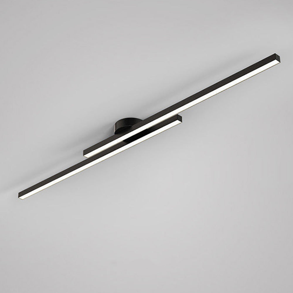 Moderne Aluminium LED Plafondlamp – Minimalistisch Semi-Flush Design voor Woonkamer of Hal