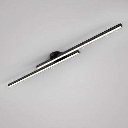 Moderne Aluminium LED Plafondlamp – Minimalistisch Semi-Flush Design voor Woonkamer of Hal