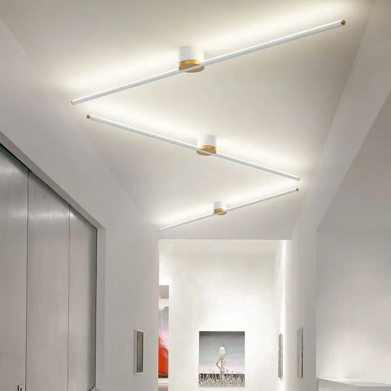 Modern LED Linear Flush Mount Ceiling Light