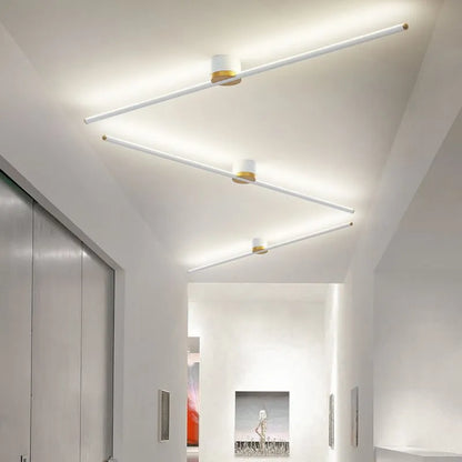 Modern LED Linear Flush Mount Ceiling Light