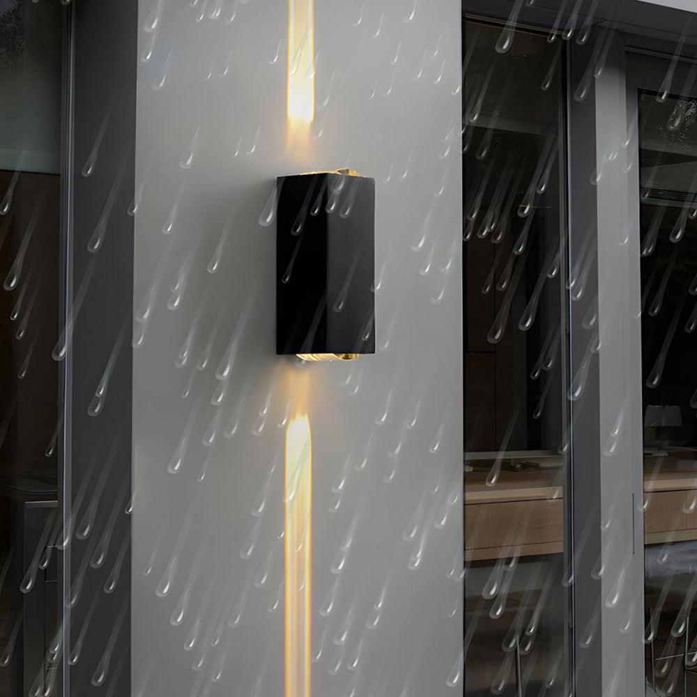 IP65 Industriële Aluminium Zwarte LED Buitenwandlampen