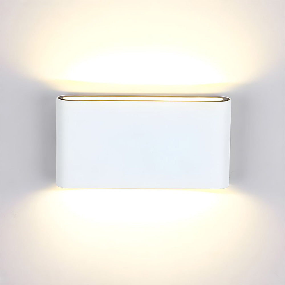 Moderne wasserdichte Außenlampe – Aluminium-Wandlampe mit Auf- und Abwärtslicht, IP65
