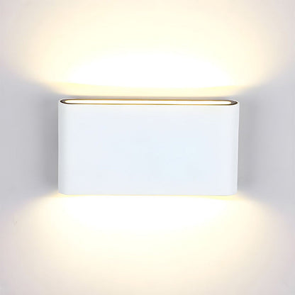 Moderne wasserdichte Außenlampe – Aluminium-Wandlampe mit Auf- und Abwärtslicht, IP65