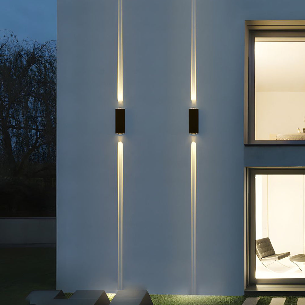 IP65 Industriële Aluminium Zwarte LED Buitenwandlampen