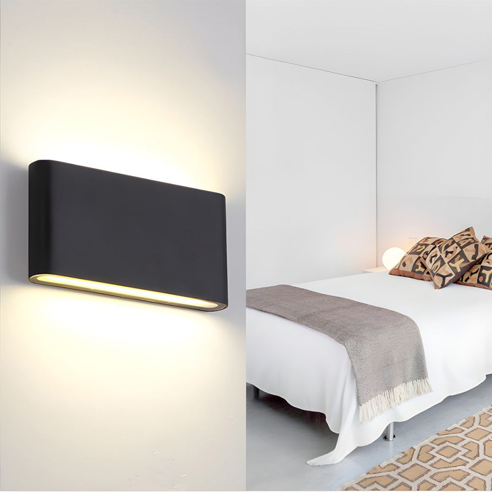 Moderne wasserdichte Außenlampe – Aluminium-Wandlampe mit Auf- und Abwärtslicht, IP65
