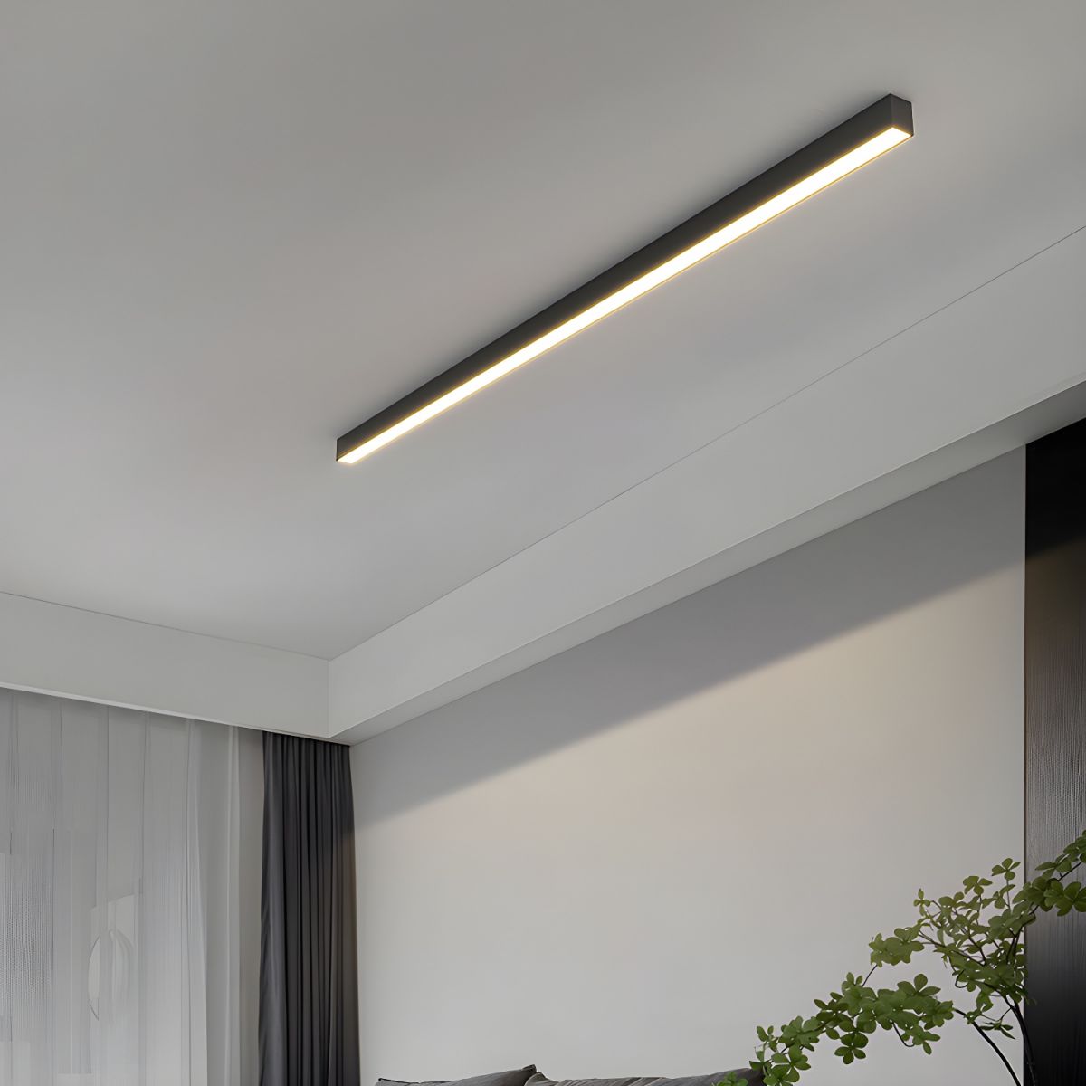 Moderne Minimalistische LED Plafondlamp – Langwerpig Design voor Woonkamer en Slaapkamer