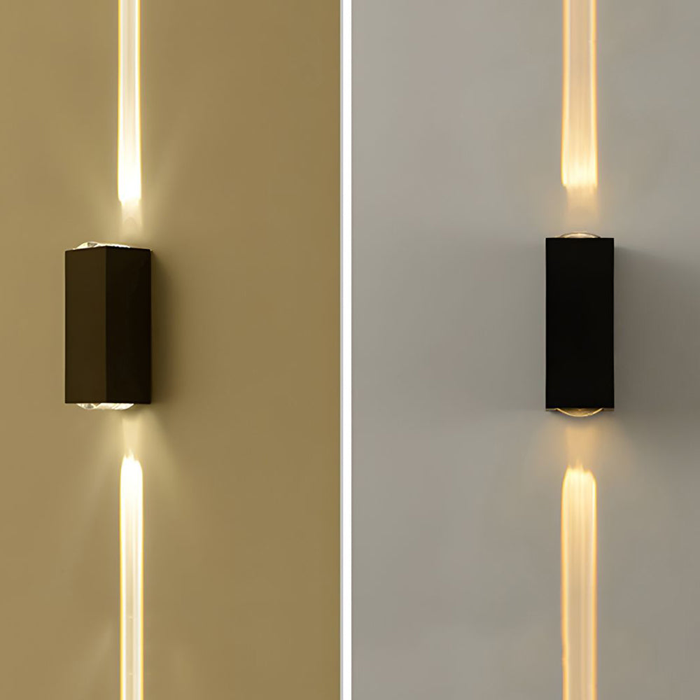 IP65 Industriële Aluminium Zwarte LED Buitenwandlampen
