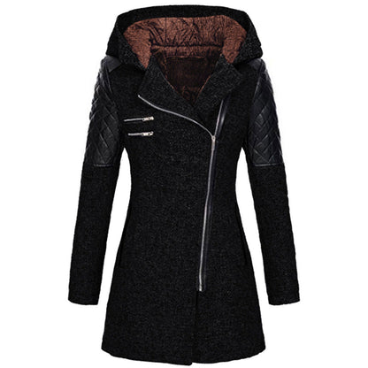 Vintage Lange Winterjacke Damen – Warm & Stilvoll für Herbst/Winter