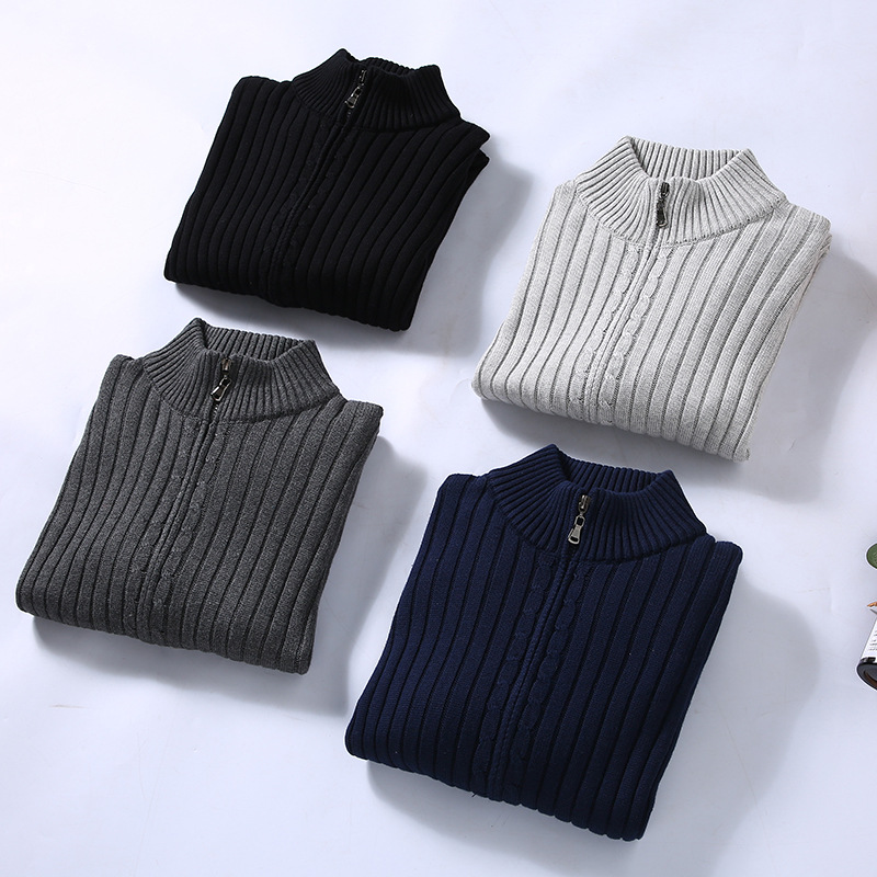 Premium Herren Strickjacke aus Baumwolle – Komfort & Klasse