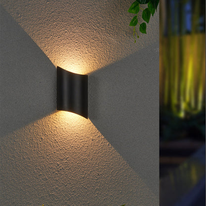 Functionele Waterdichte Aluminium Zwarte LED Buitenwandlamp – IP65