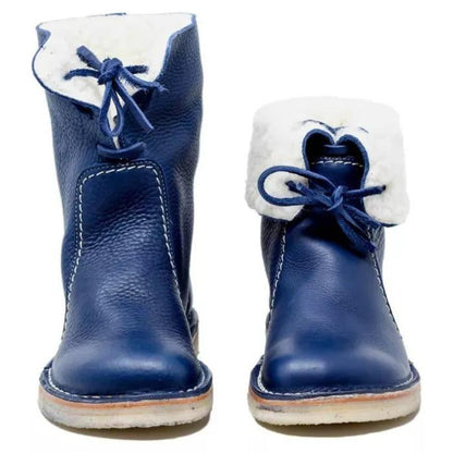 Wasserdichte Winterstiefel mit Wollfutter – Komfort & Stil für kalte Tage