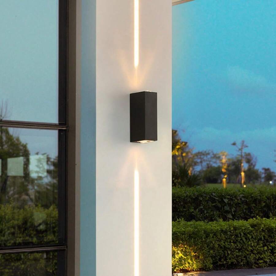 IP65 Industriële Aluminium Zwarte LED Buitenwandlampen