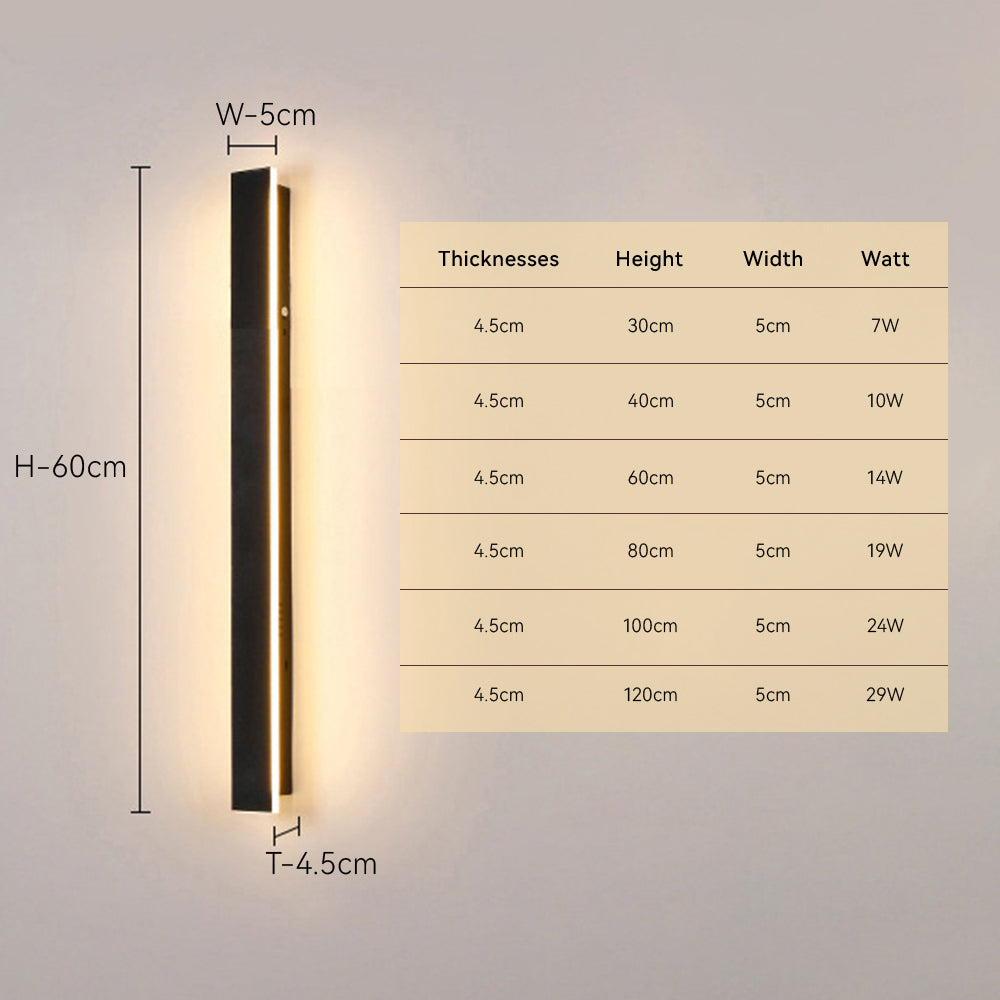 IP65 Moderne Industriële LED Buitenlamp – Langwerpig Design van Acryl