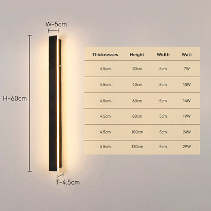 IP65 Moderne Industriële LED Buitenlamp – Langwerpig Design van Acryl