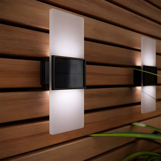 Zonne-energie Waterdichte LED Buitenwandlamp – Modern & Energiezuinig