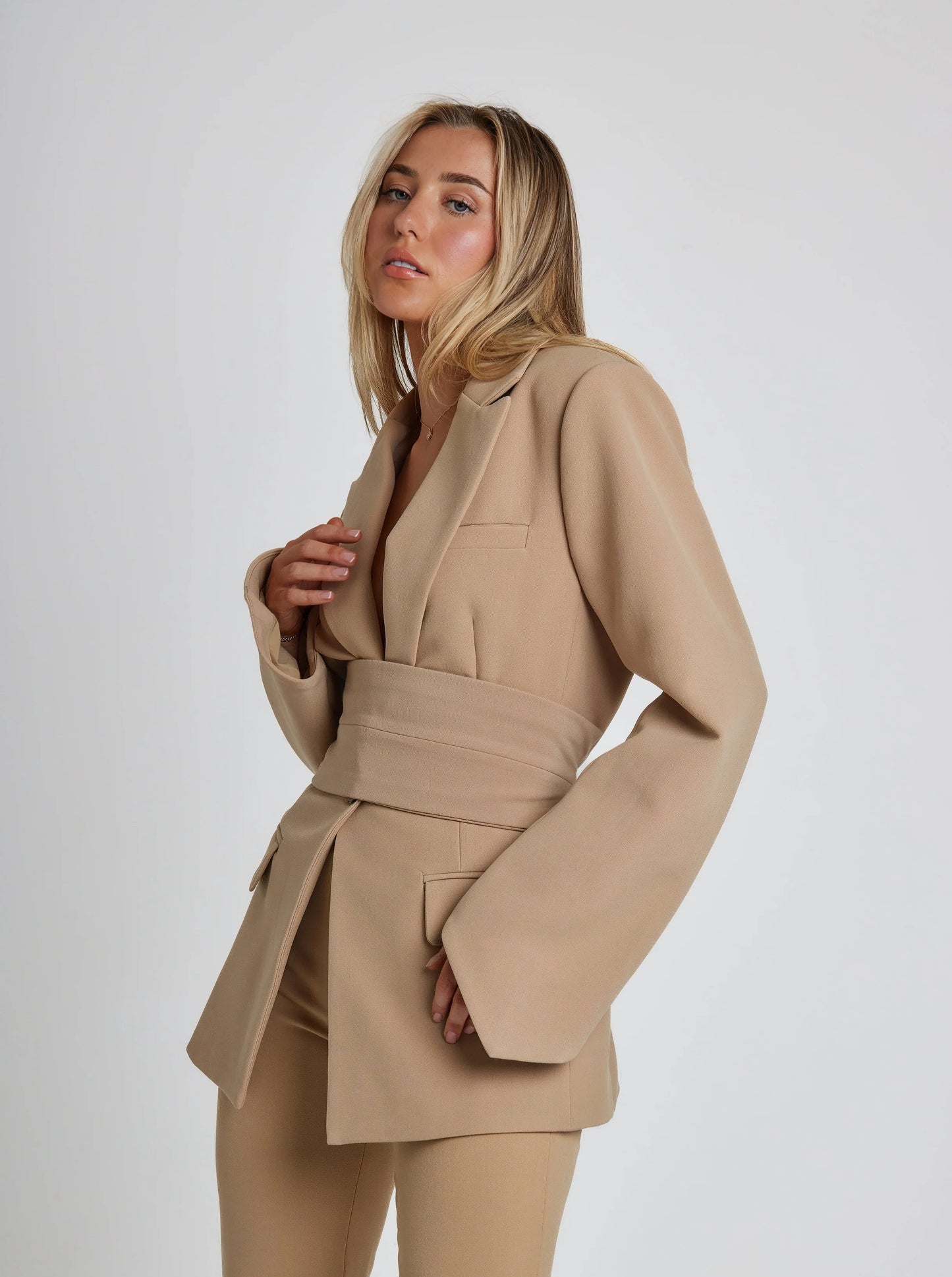 Dames Blazer met Tailleband | Elegant & Getailleerd