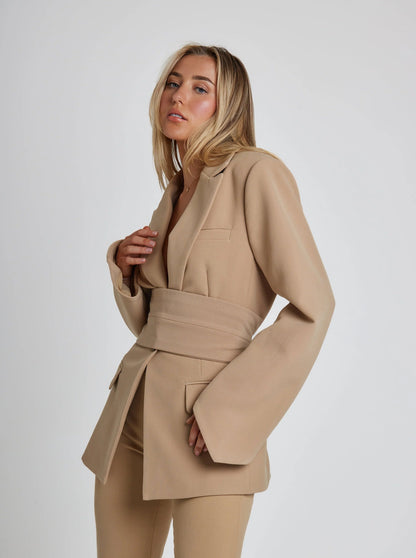 Dames Blazer met Tailleband | Elegant & Getailleerd