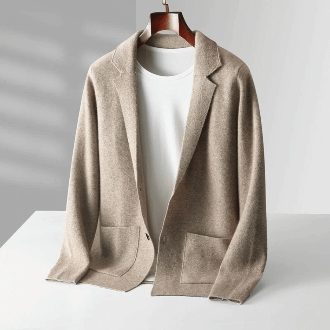 Wollen Damesmantel met Zak – Ideaal voor Herfst en Winter