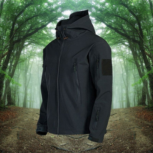 Waterdichte Heren Outdoor Jas – Winddicht & Functioneel met Antidiefstaltassen