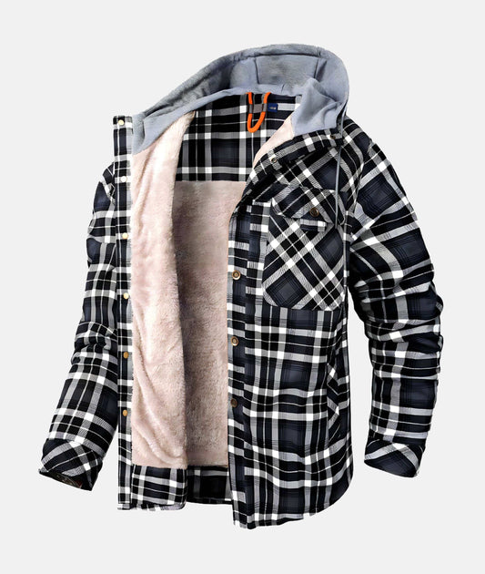 Geruite Flanellen Herenjas – Casual & Modern voor de Winter
