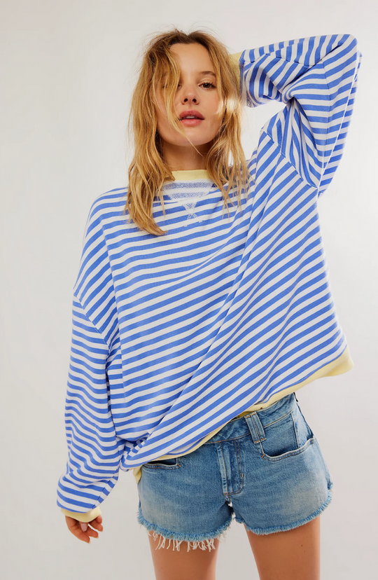 Oversized Gestreepte Damestrui – Comfortabel, Tijdloos & Stijlvol