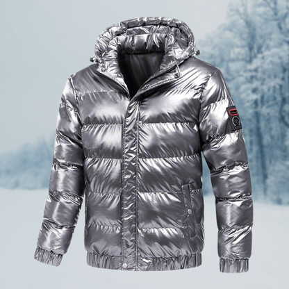 Wasserdichte & Stilvolle Herren Winterjacke – Winddicht und Warm