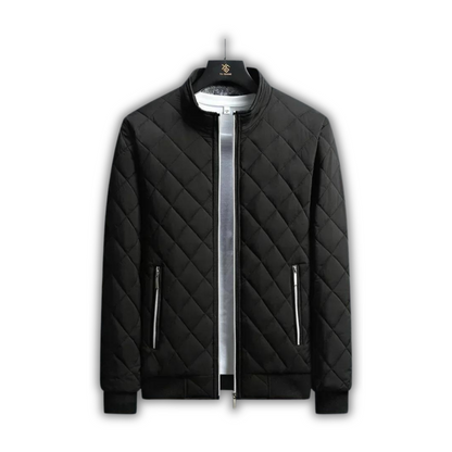 Heren Gewatteerde Jas met Fleece Voering - Warm en Comfortabel